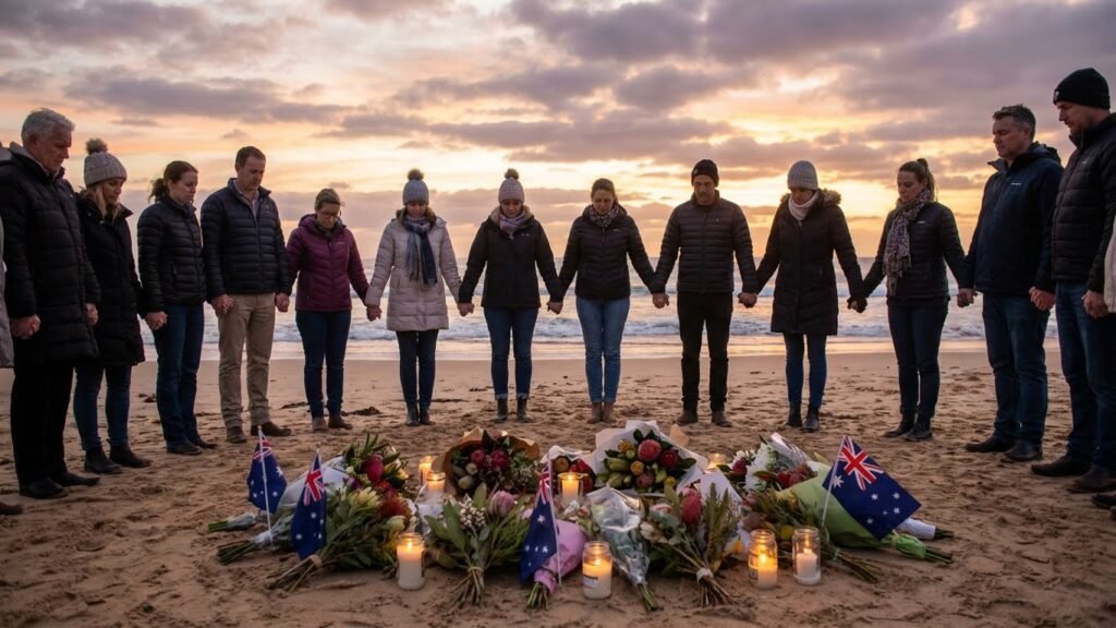 Mourning the victims of the terrorist attack in Australia