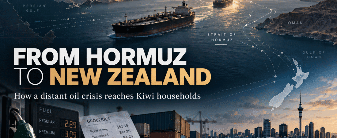 From Hormuz to New Zealand: Who Pays, Who Profits, and Why Kiwi Households Feel It