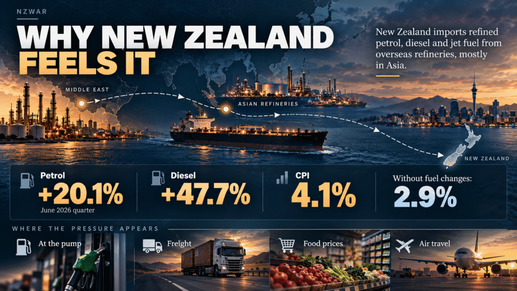 New Zealand fuel stock cover and minimum stockholding obligations for petrol, diesel and jet fuel.