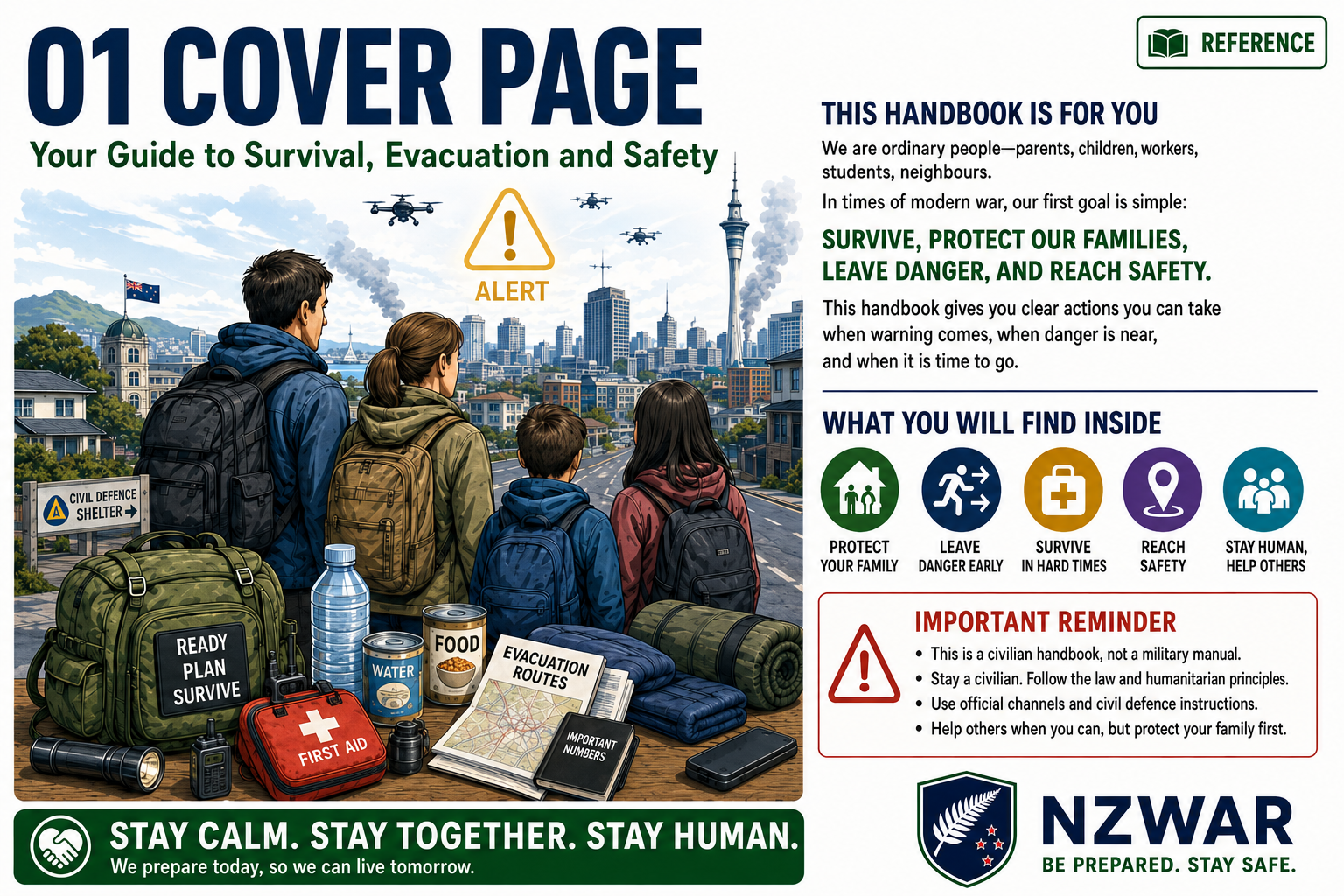 Cover: NZWAR Civilian Survival Handbook – Complete Edition