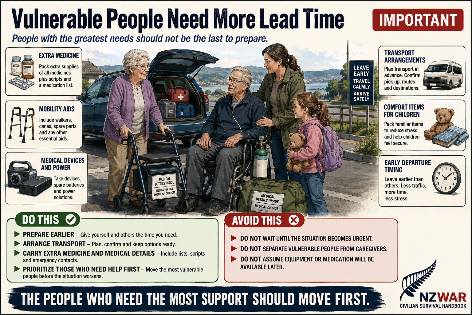 NZWAR Civilian Survival Handbook – First Aid Pack