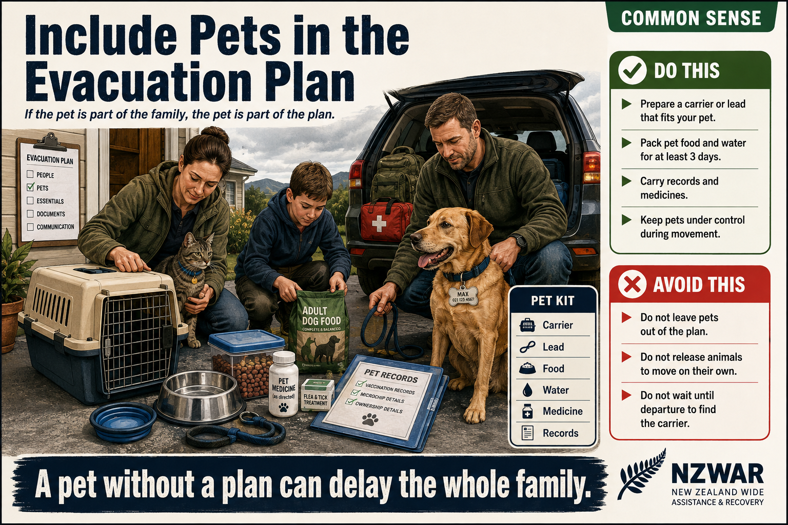 NZWAR Civilian Survival Handbook – Evacuation Pack