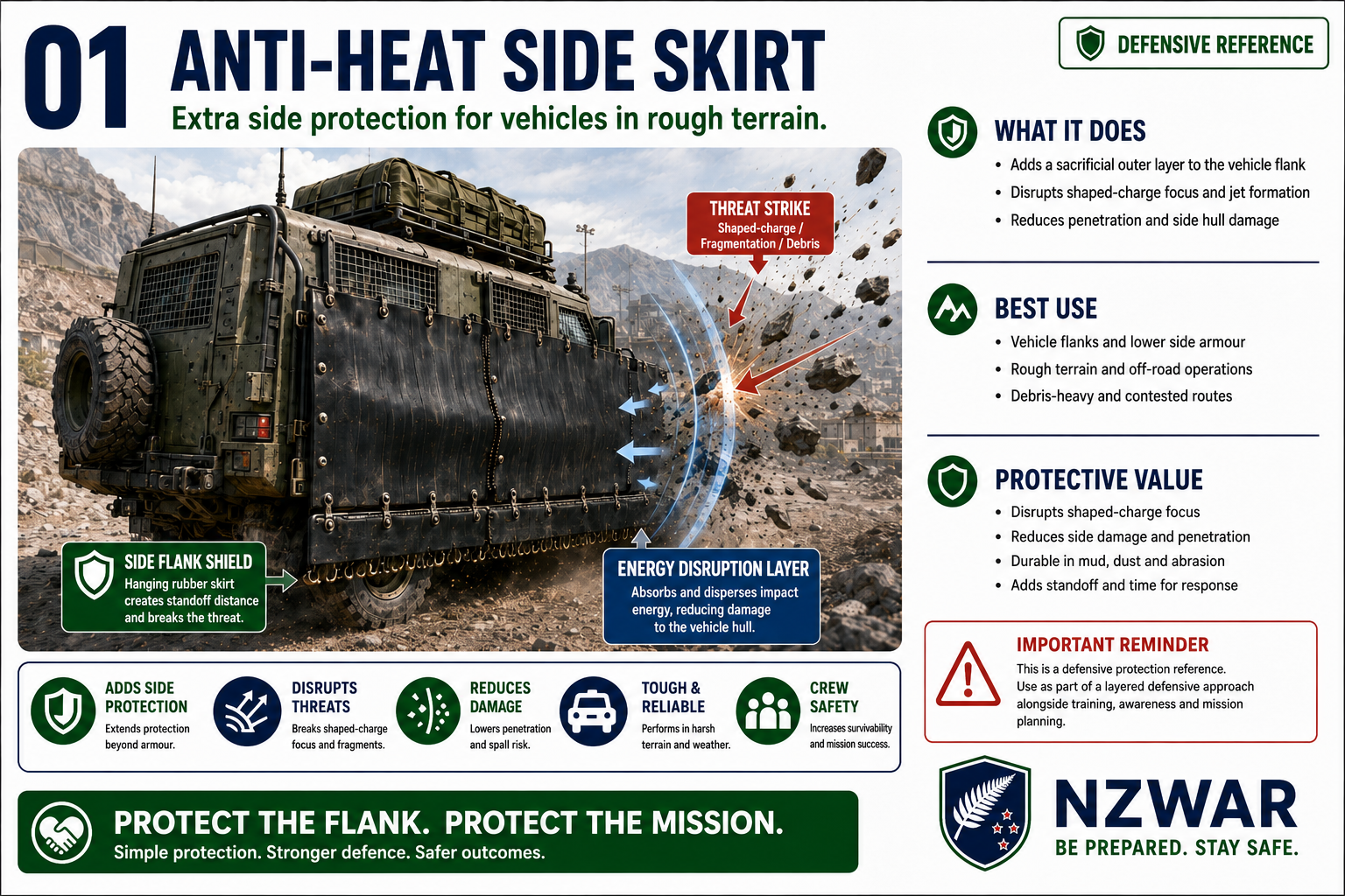 Cover: NZWAR Defensive Reference Cards