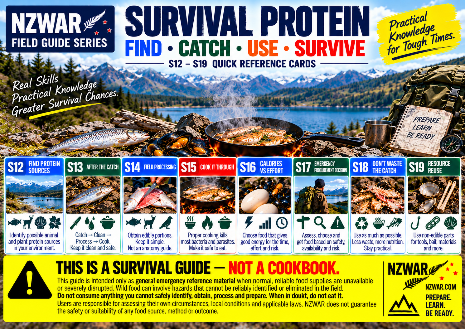 Cover: NZWAR Emergency Protein Procurement Guide